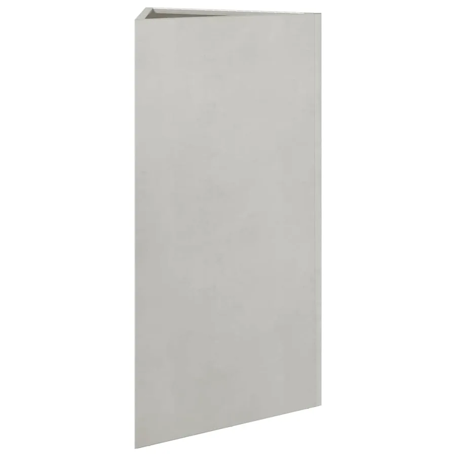 Jardinières 2 pcs triangulaire 40x34,5x75 cm acier inoxydable - 6