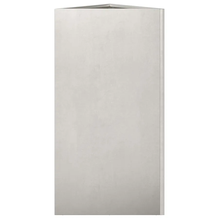 Jardinières 2 pcs triangulaire 40x34,5x75 cm acier inoxydable - 7