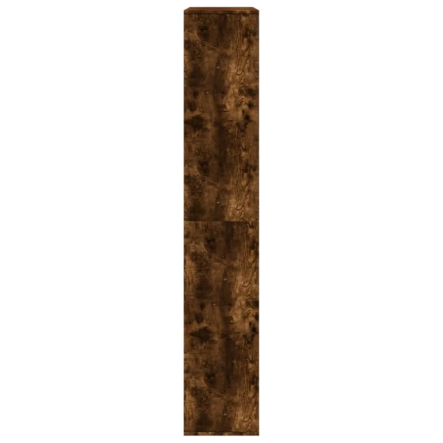 Bibliothèque chêne fumé 100x33x187,5 cm bois d'ingénierie - 5