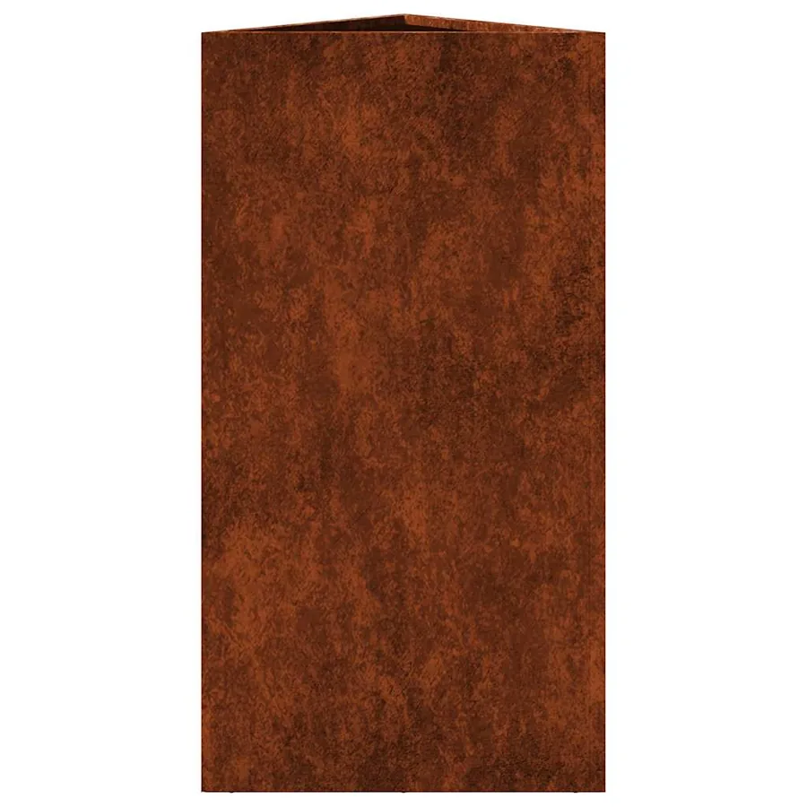 Jardinières 2 pcs triangulaire acier résistant aux intempéries - 8