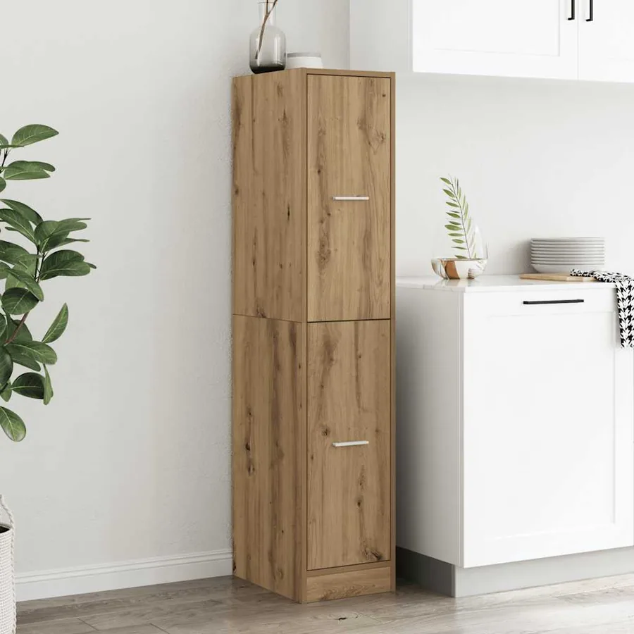 Armoire d'apothicaire Chêne artisanal 30x41x144,5 cm Bois d'ingénierie