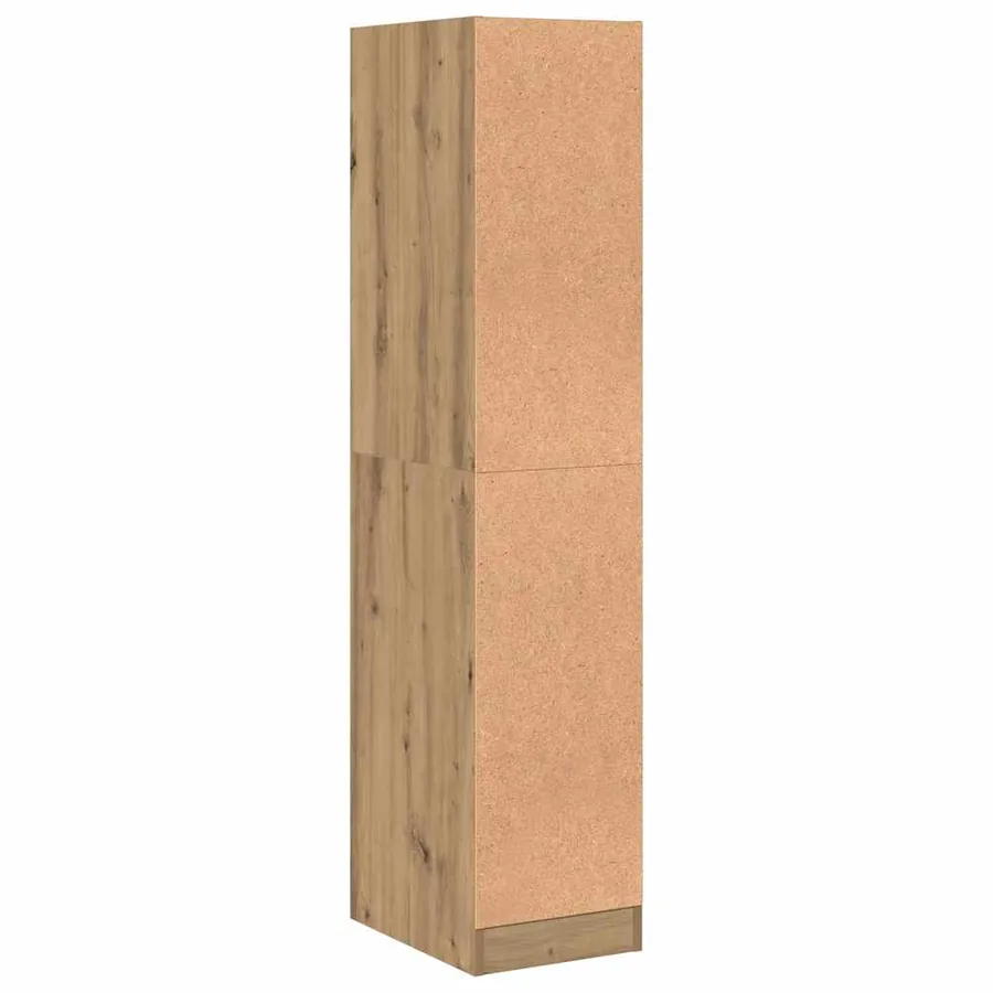 Armoire d'apothicaire Chêne artisanal 30x41x144,5 cm Bois d'ingénierie - 7