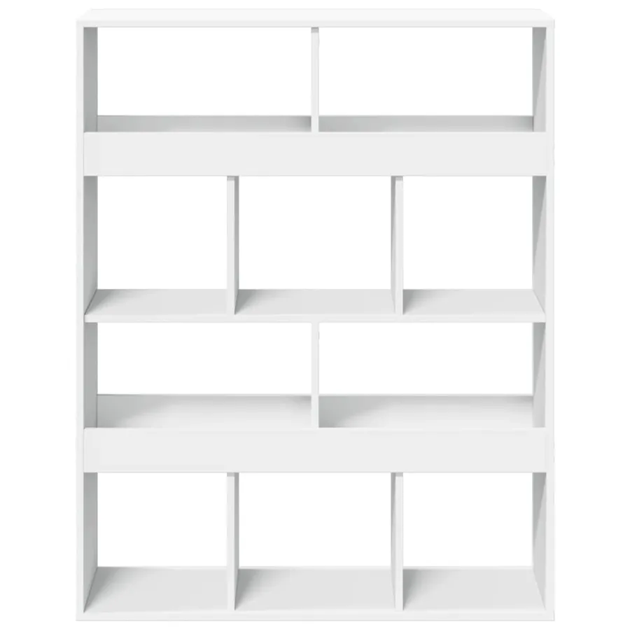 Cloison de séparation blanc 100x33x125,5 cm bois d'ingénierie - 4