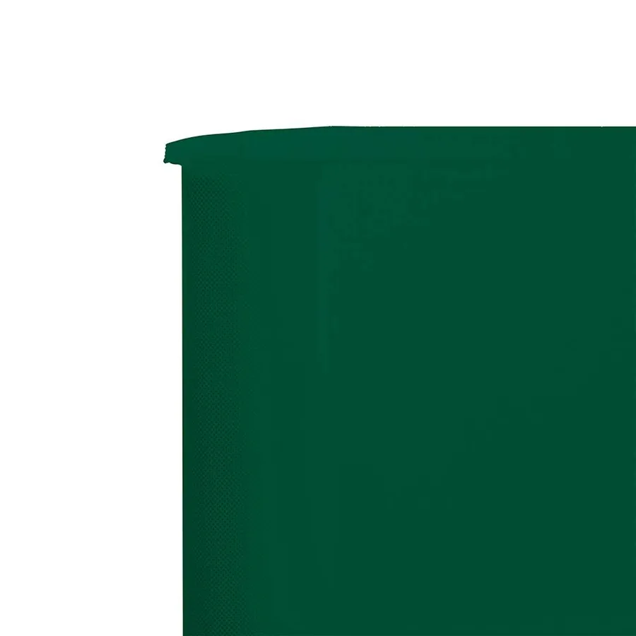 Paravent 5 panneaux Tissu 600 x 80 cm Vert - 4