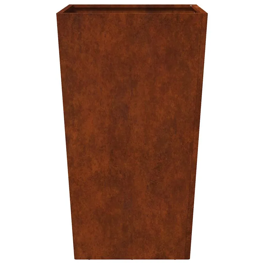 Jardinières 2 pcs 45x45x75 cm acier résistant aux intempéries - 6