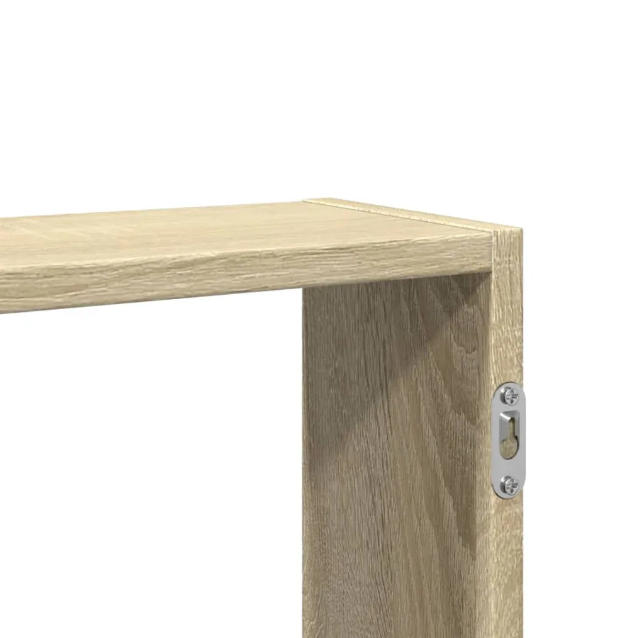 Étagère murale chêne sonoma 99x15x60 cm bois d'ingénierie - 8