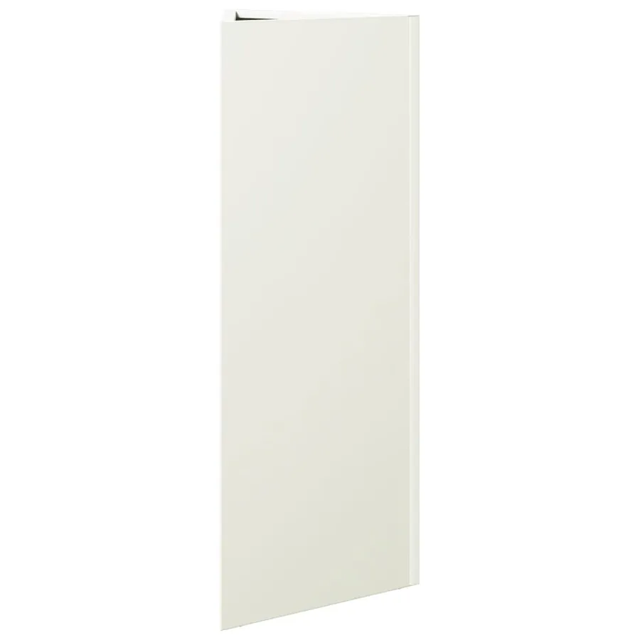 Jardinière blanc triangulaire 30x26x75 cm acier - 4