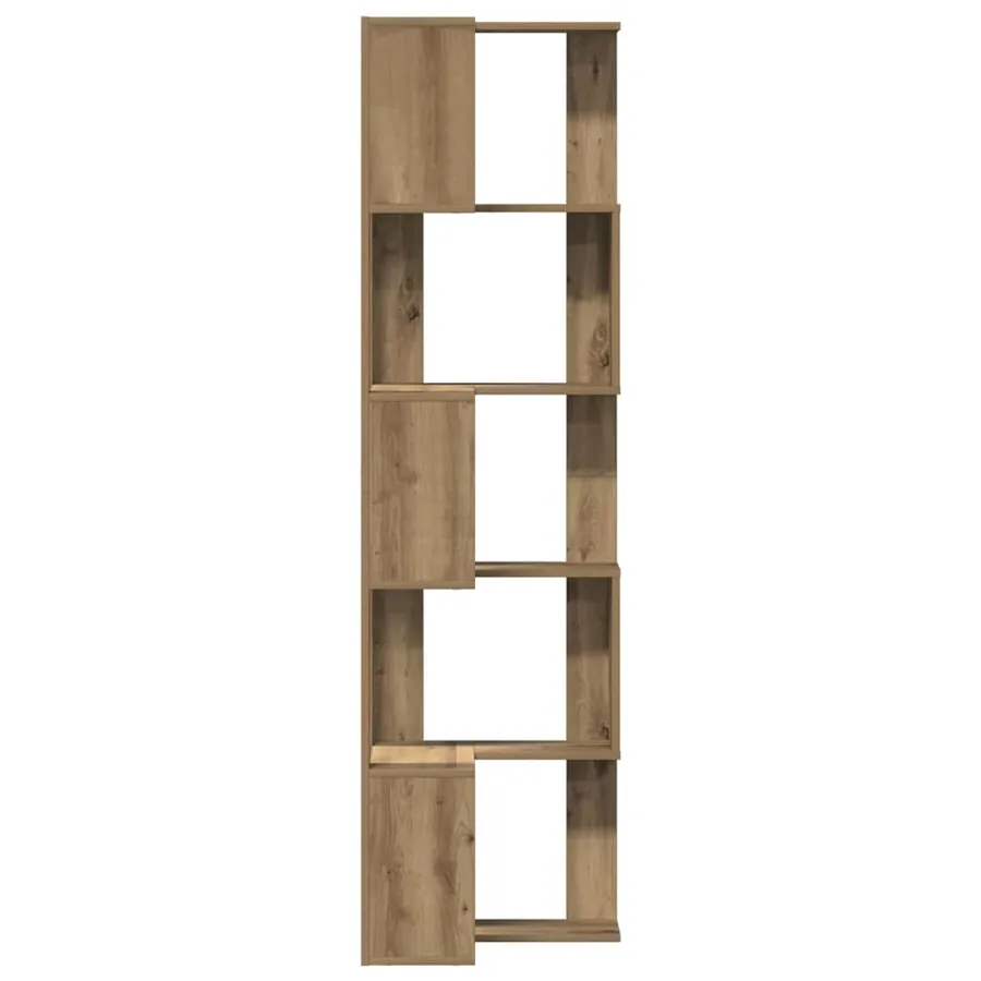 Bibliothèque d'angle 5 niveaux chêne artisanal bois ingénierie - 4