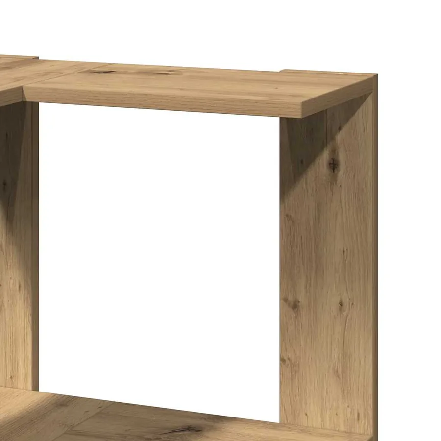 Bibliothèque d'angle 5 niveaux chêne artisanal bois ingénierie - 7