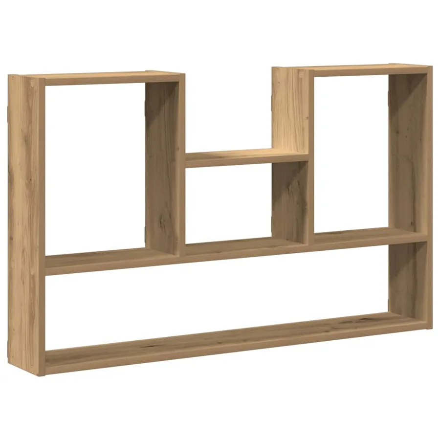 Étagère murale chêne artisanal 99x15x60 cm bois d'ingénierie - 2