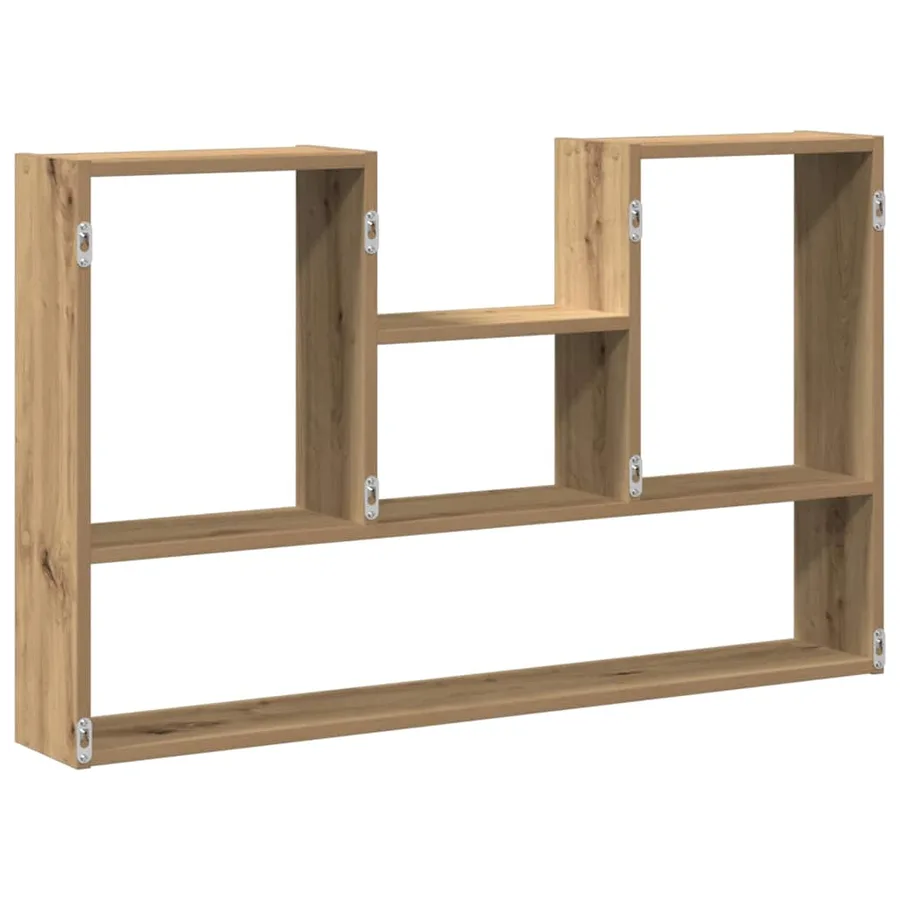 Étagère murale chêne artisanal 99x15x60 cm bois d'ingénierie - 6
