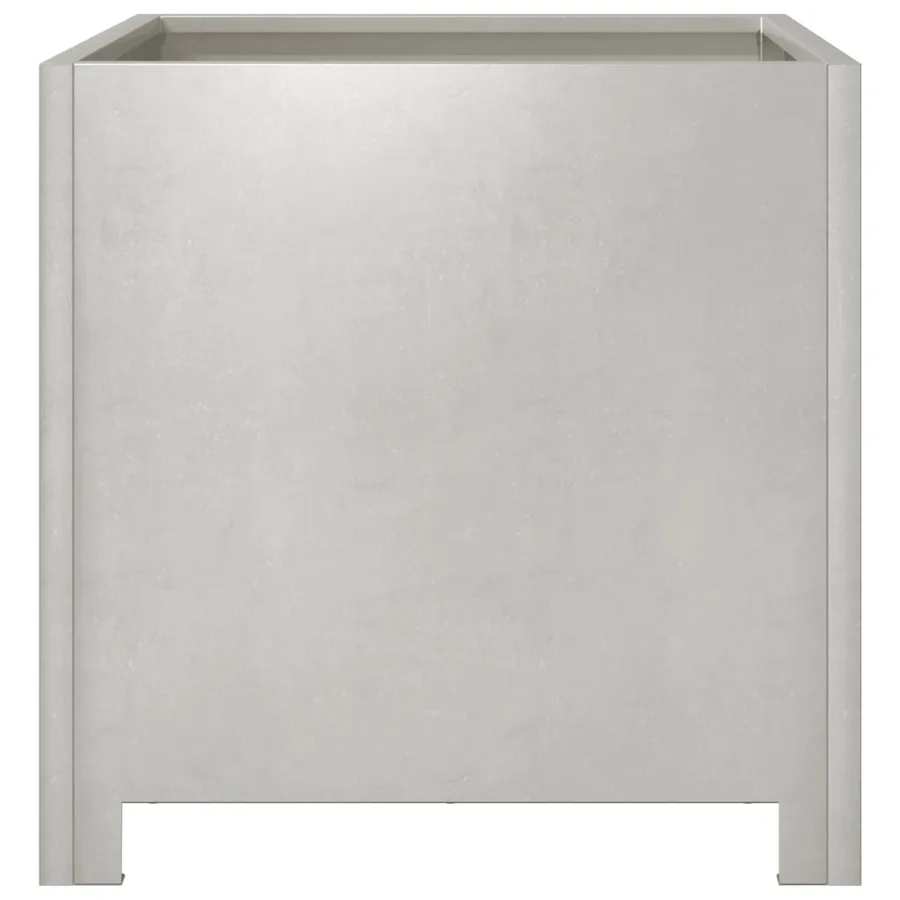 Jardinières 2 pcs 40x40x40 cm acier inoxydable - 7