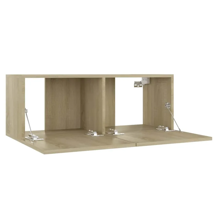 Ensemble de meubles TV 3 pcs Chêne sonoma Bois d'ingénierie - 6