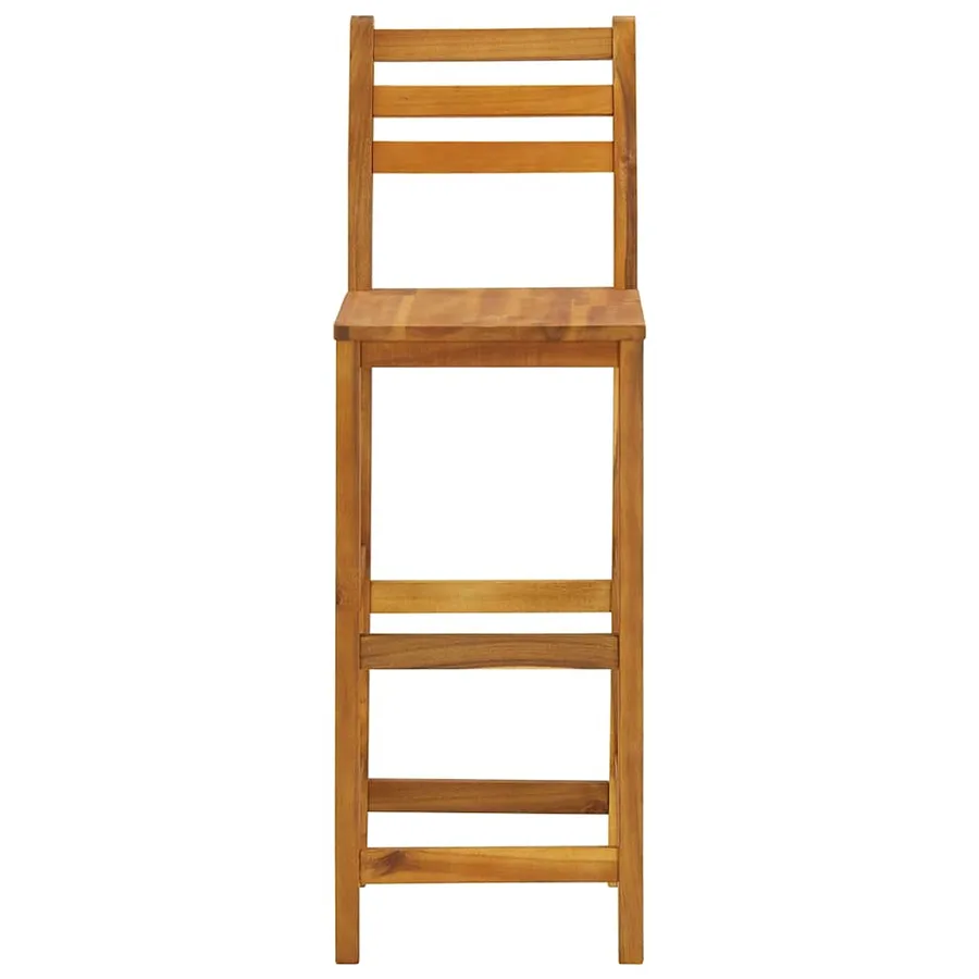 Ensemble de bar de jardin 5 pcs Bois d'acacia solide - 10