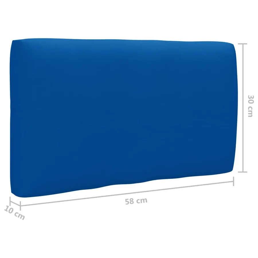 Canapé d'angle palette de jardin Bois de pin imprégné de blanc - 7