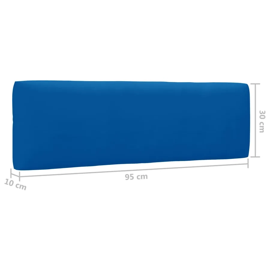 Canapé d'angle palette de jardin Gris Bois de pin imprégné - 10