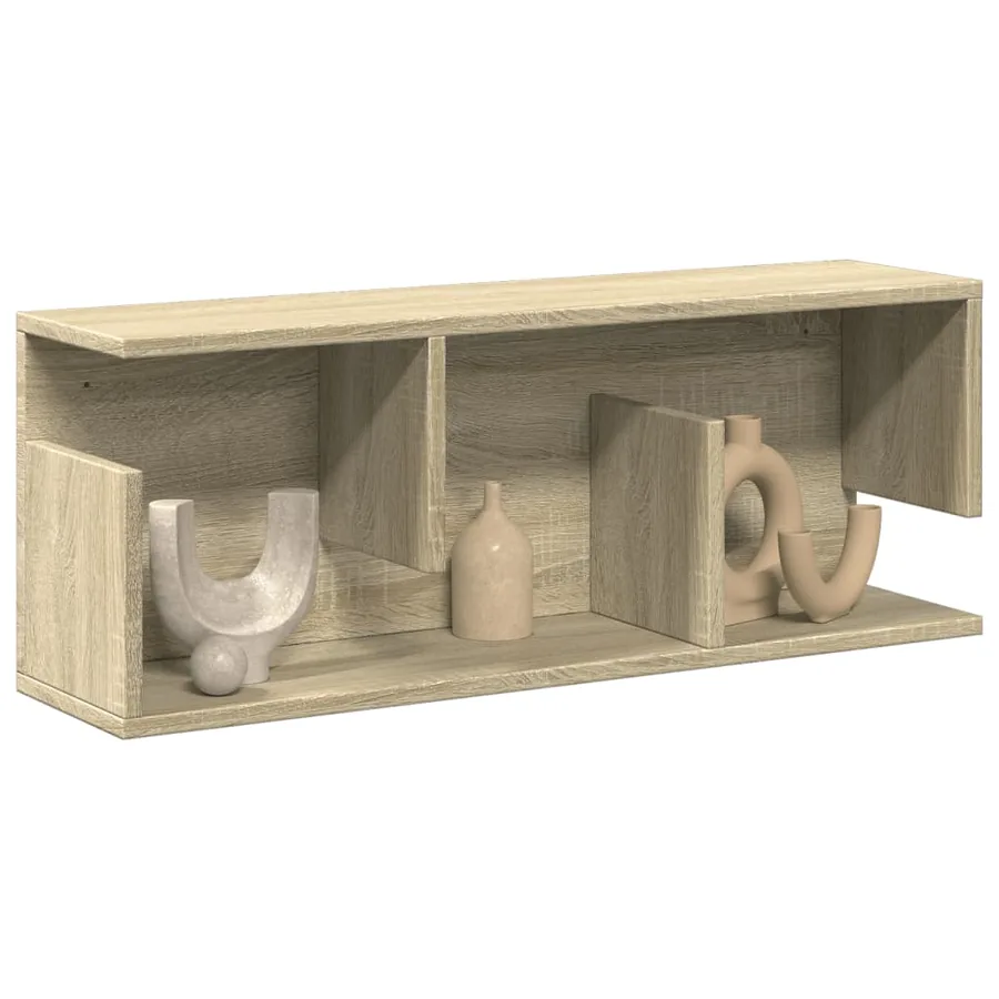 Armoire murale 80x20x30 cm chêne sonoma bois d'ingénierie