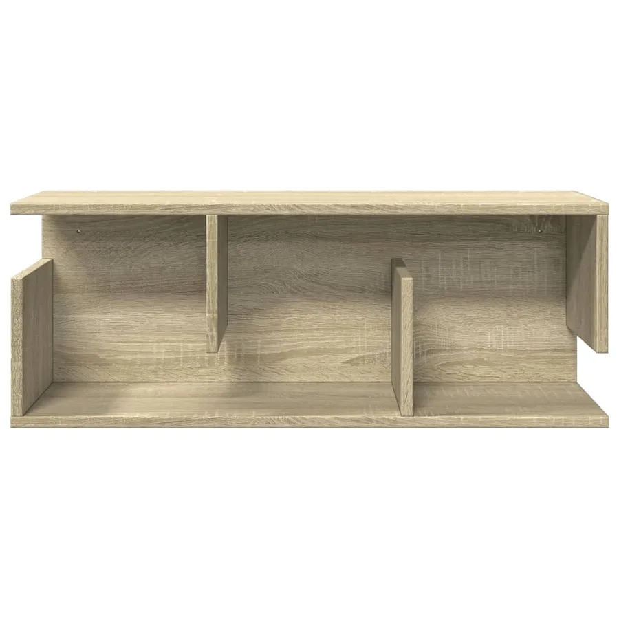 Armoire murale 80x20x30 cm chêne sonoma bois d'ingénierie - 4