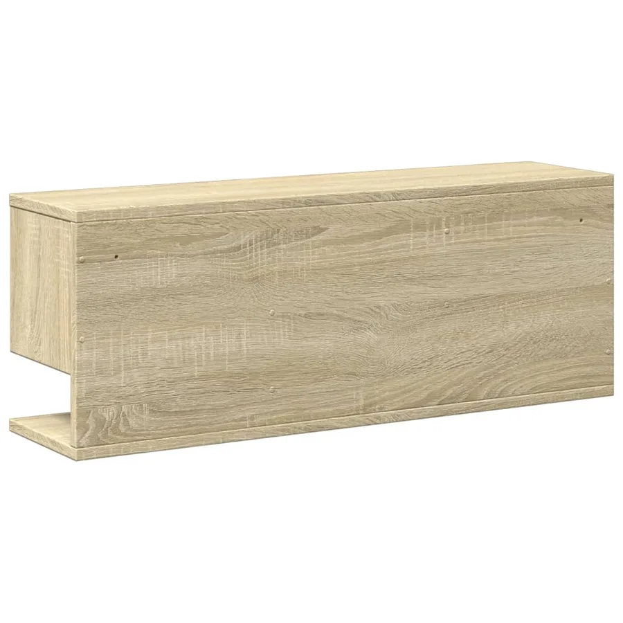 Armoire murale 80x20x30 cm chêne sonoma bois d'ingénierie - 6