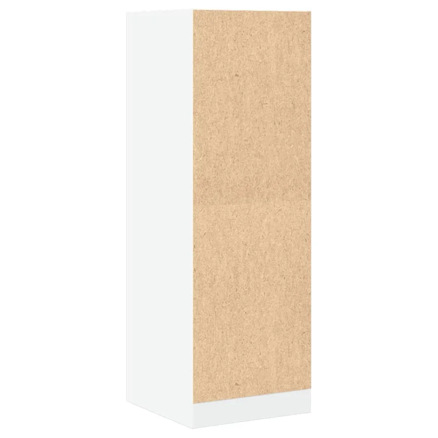 Armoire d'apothicaire blanc 40x41x118 cm bois d'ingénierie - 6