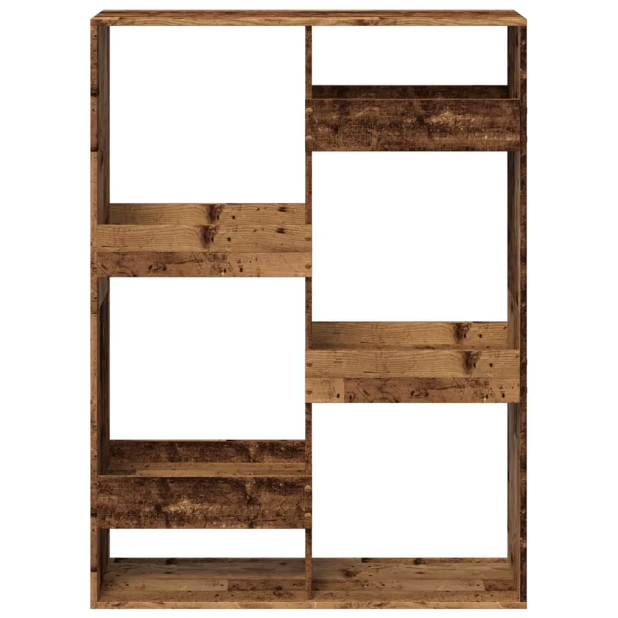 Bibliothèque vieux bois 100x33x135 cm bois d'ingénierie - 4