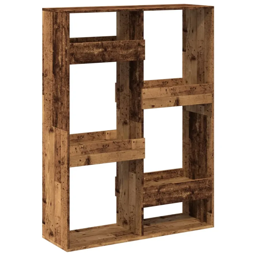 Bibliothèque vieux bois 100x33x135 cm bois d'ingénierie - 6