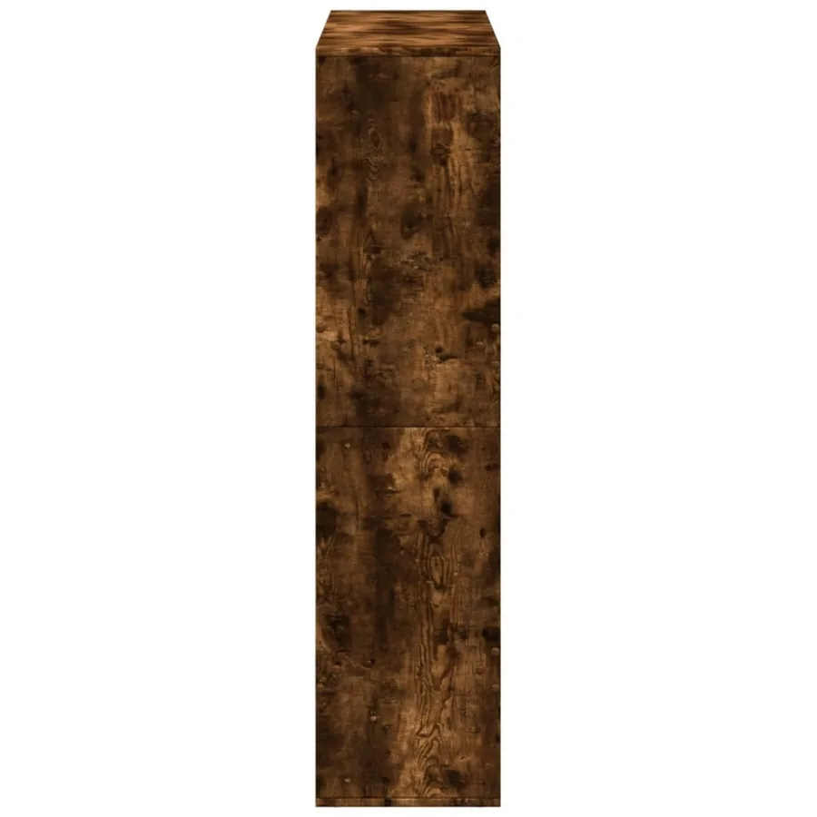 Cloison de séparation chêne fumé100x33x135 cm bois d'ingénierie - 5