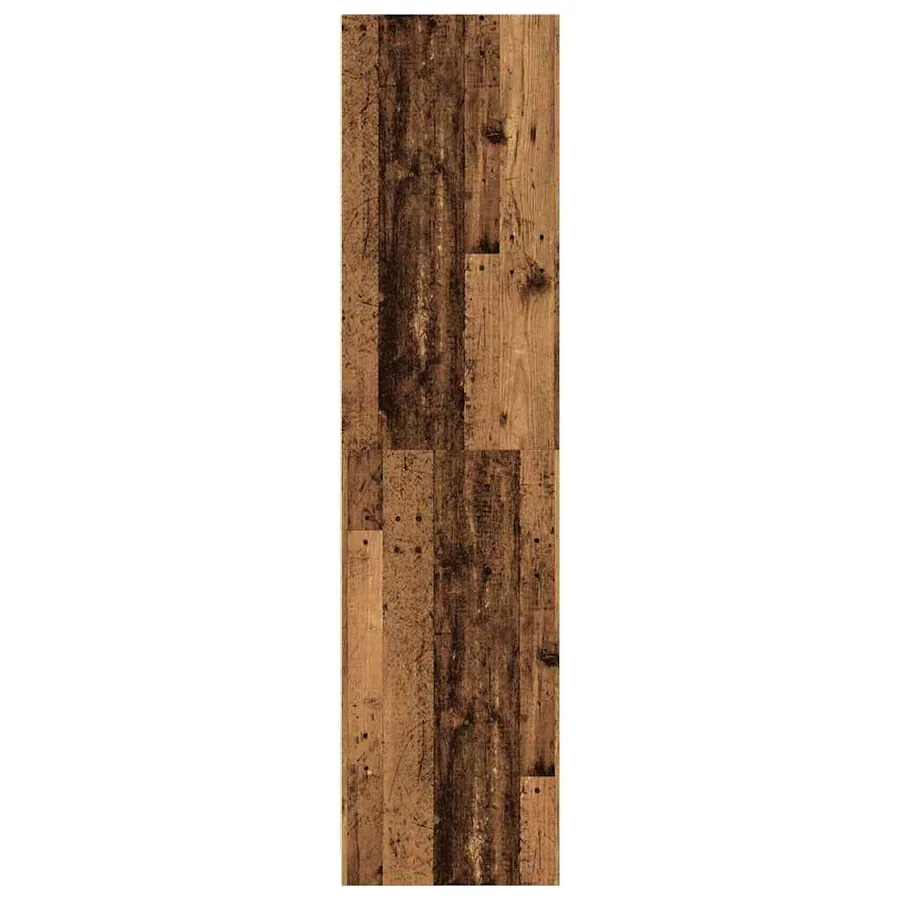 Garde-robe vieux bois 80x50x200 cm bois d'ingénierie - 6