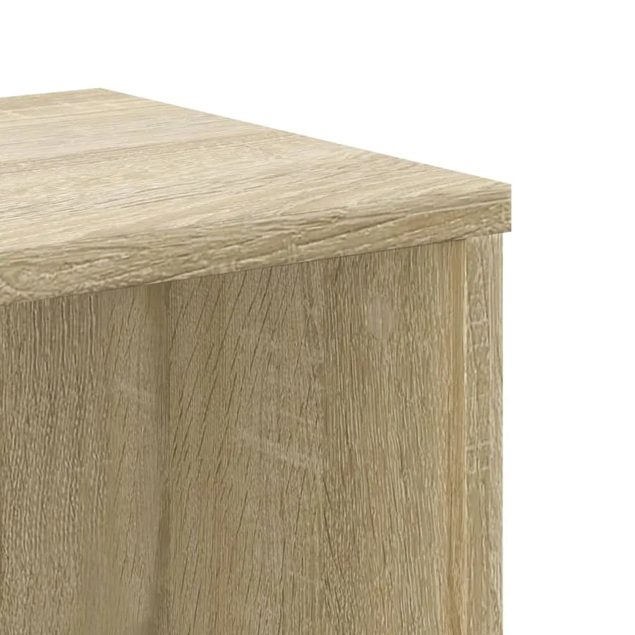 Bibliothèque chêne sonoma 50x25x105 cm bois d'ingénierie - 7