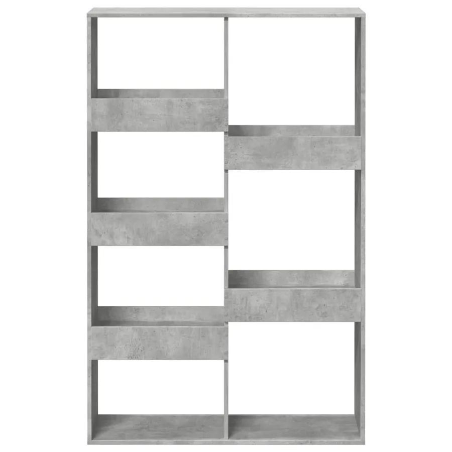 Cloison de séparation gris béton 100x33x155,5cm bois ingénierie - 4