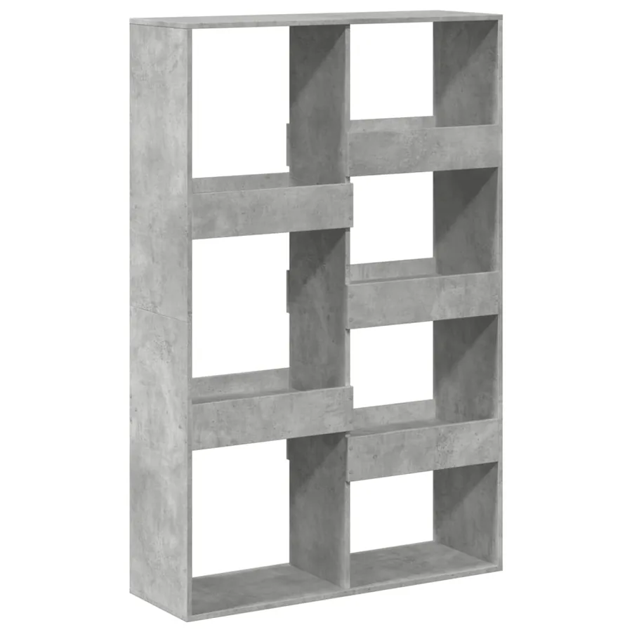 Cloison de séparation gris béton 100x33x155,5cm bois ingénierie - 6