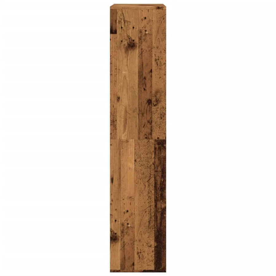 Cloison de séparation vieux bois 100x33x155,5cm bois ingénierie - 5