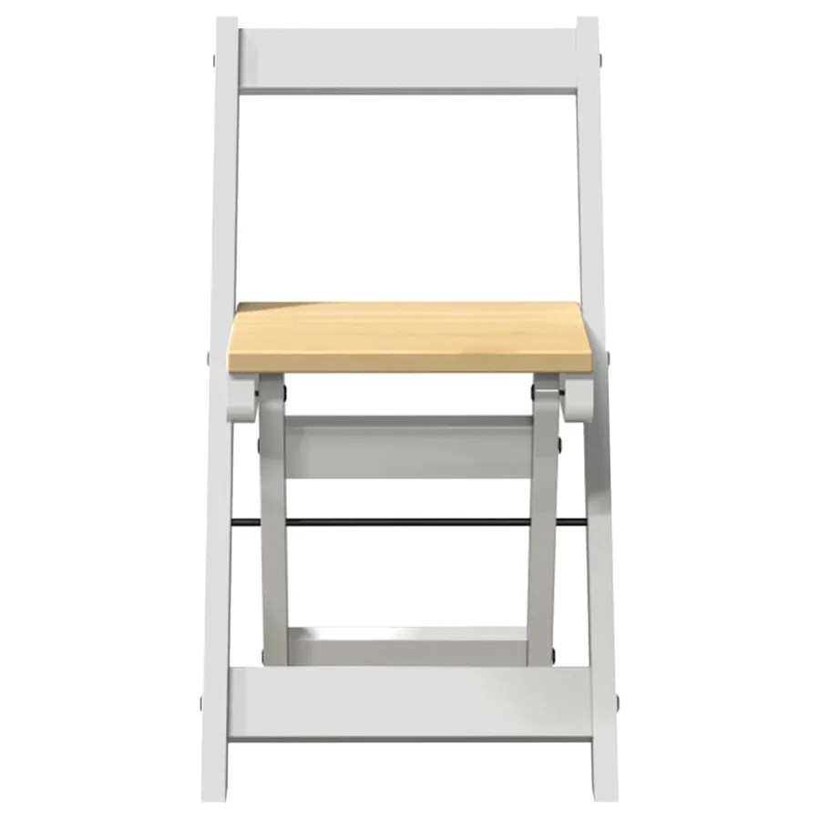 Chaises à manger pliables lot de 4 Corona bois massif de pin - 5