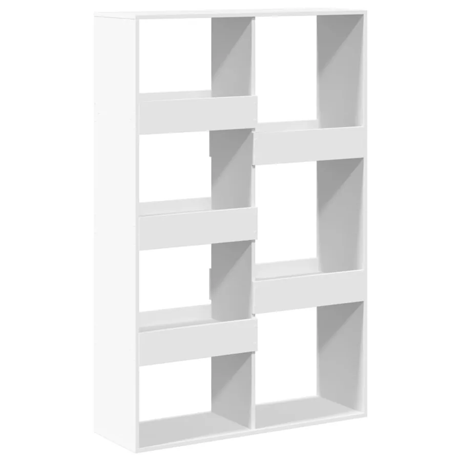 Bibliothèque blanc 100x33x155,5 cm bois d'ingénierie - 2