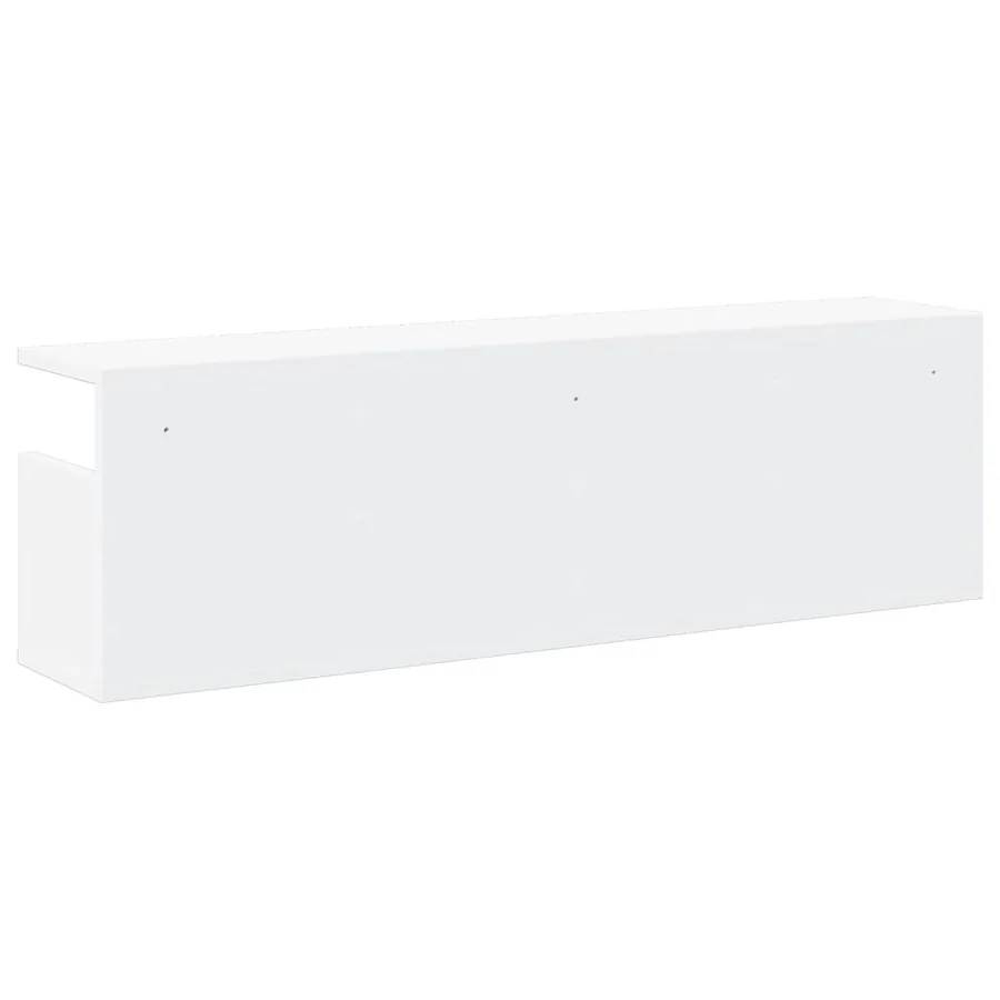 Armoire murale 100x20x30 cm blanc bois d'ingénierie - 6