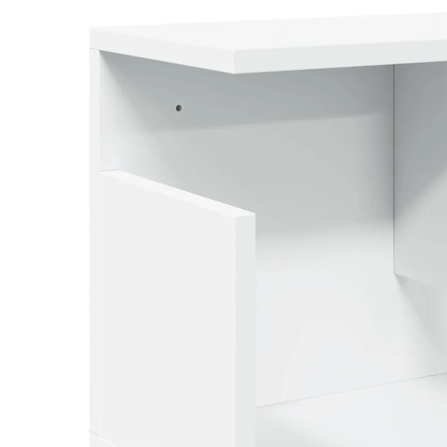 Armoire murale 100x20x30 cm blanc bois d'ingénierie - 7