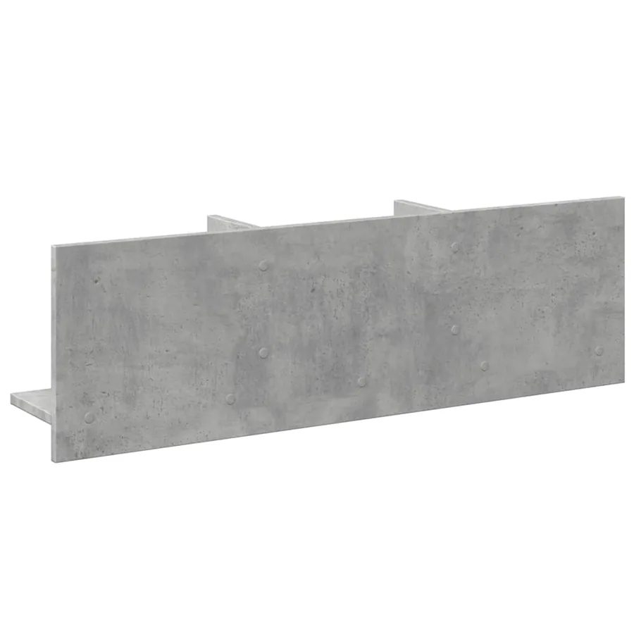 Armoire murale 100x16,5x30 cm gris béton bois d'ingénierie - 6