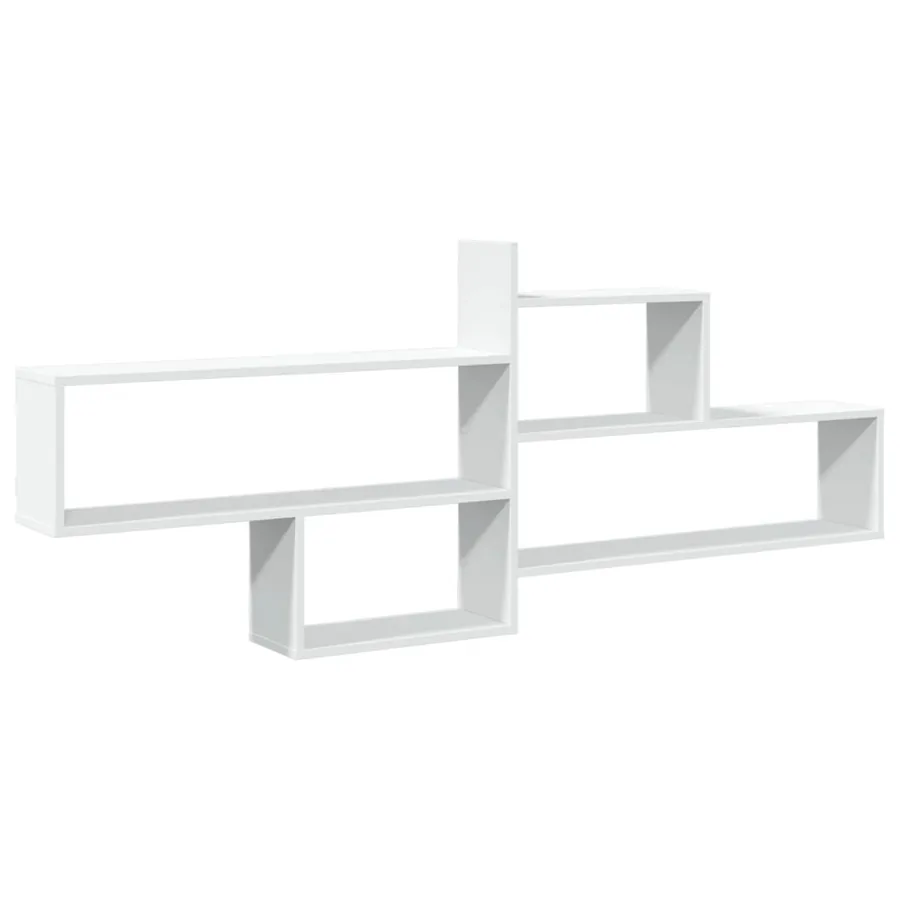 Étagère murale blanc 167,5x18x68 cm bois d'ingénierie - 2