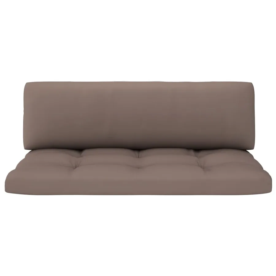 Canapé central palette de jardin Blanc Bois de pin imprégné - 6