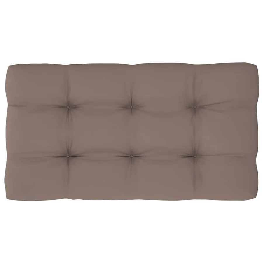 Canapé central palette de jardin Blanc Bois de pin imprégné - 8
