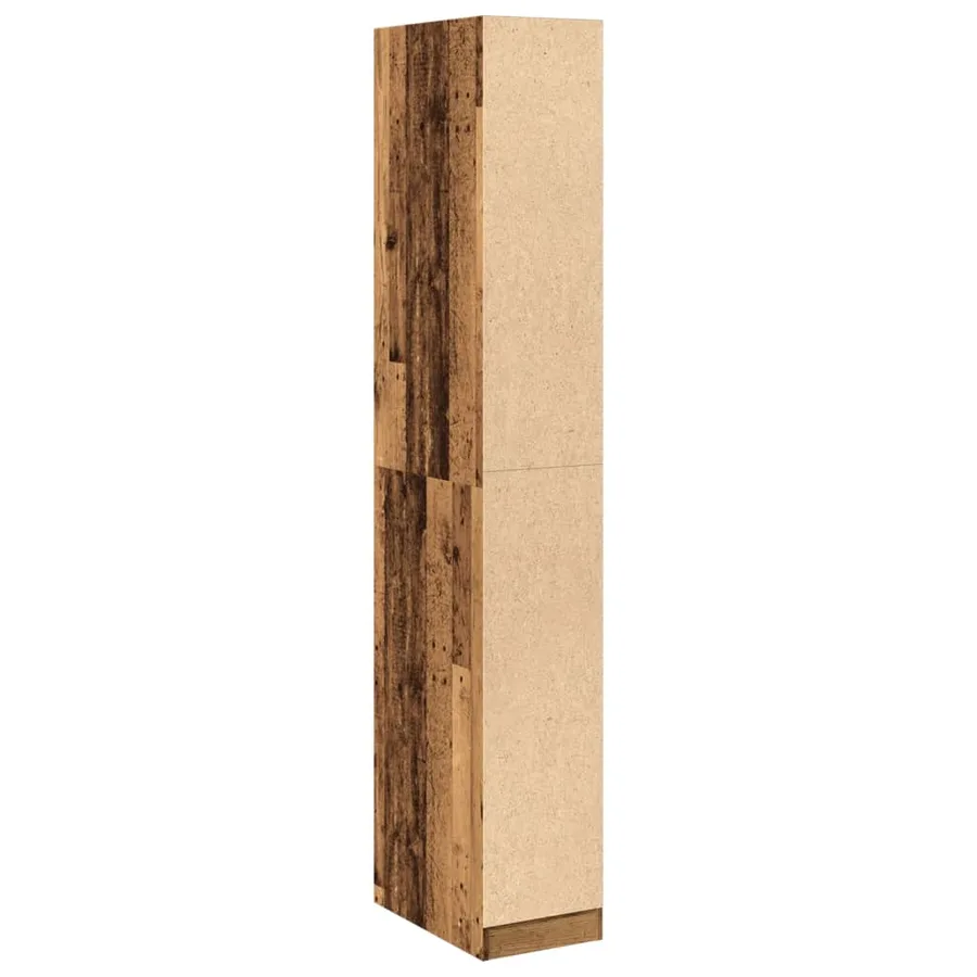Garde-robe vieux bois 30x50x200 cm bois d'ingénierie - 6