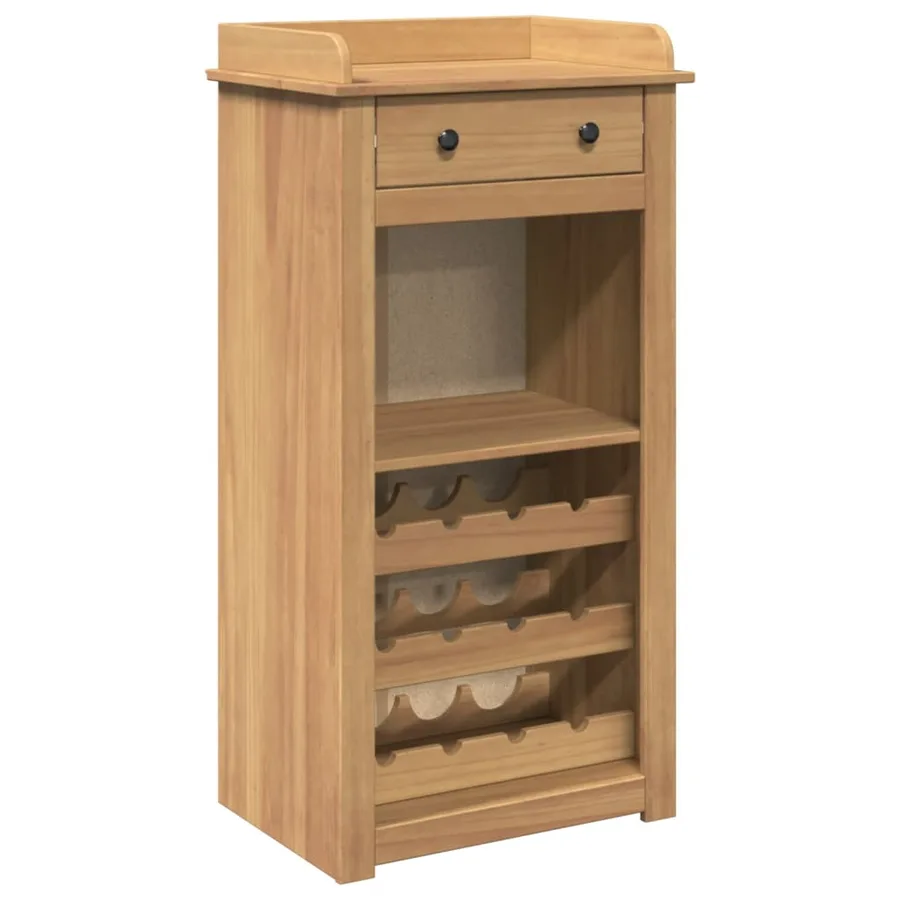 Armoire à vin PANAMA 57x40x111,5 cm bois de pin massif - 2