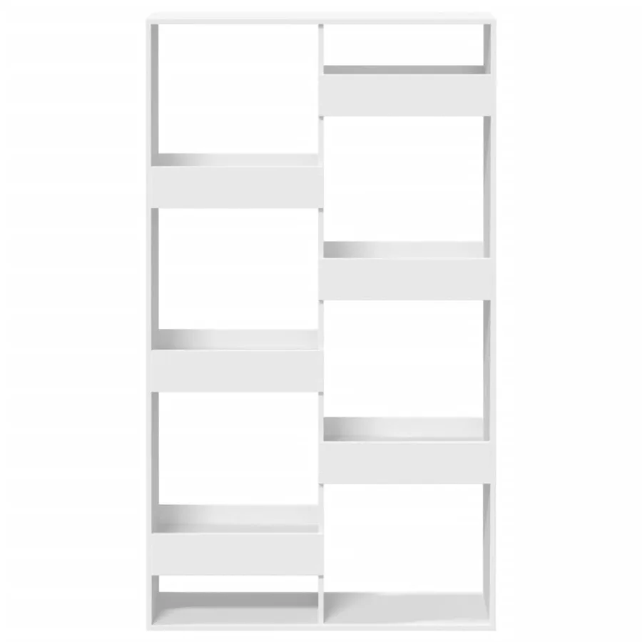 Cloison de séparation blanc 100x33x175 cm bois d'ingénierie - 4