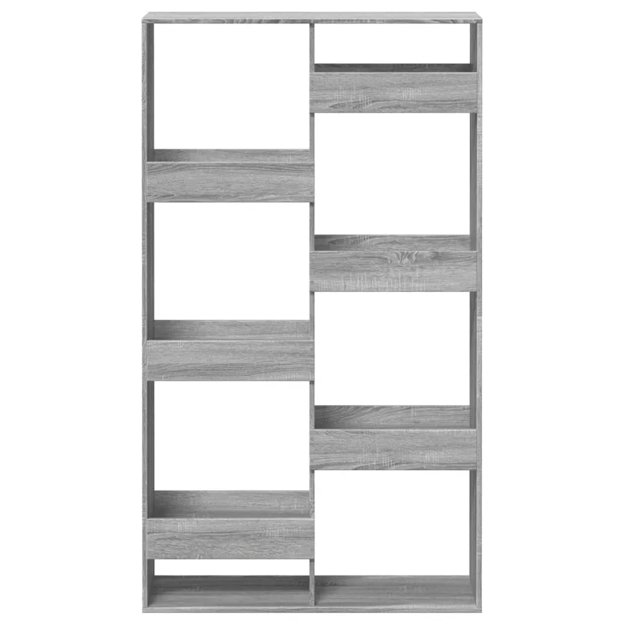 Cloison de séparation sonoma gris 100x33x175 cm bois ingénierie - 4