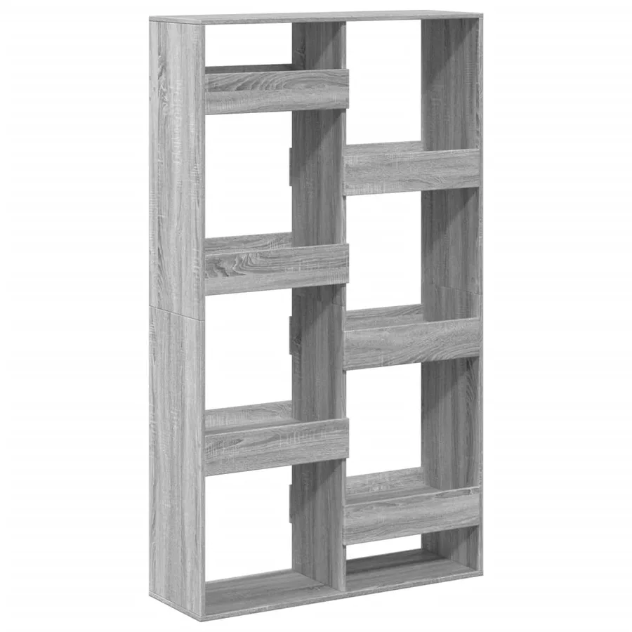 Cloison de séparation sonoma gris 100x33x175 cm bois ingénierie - 6