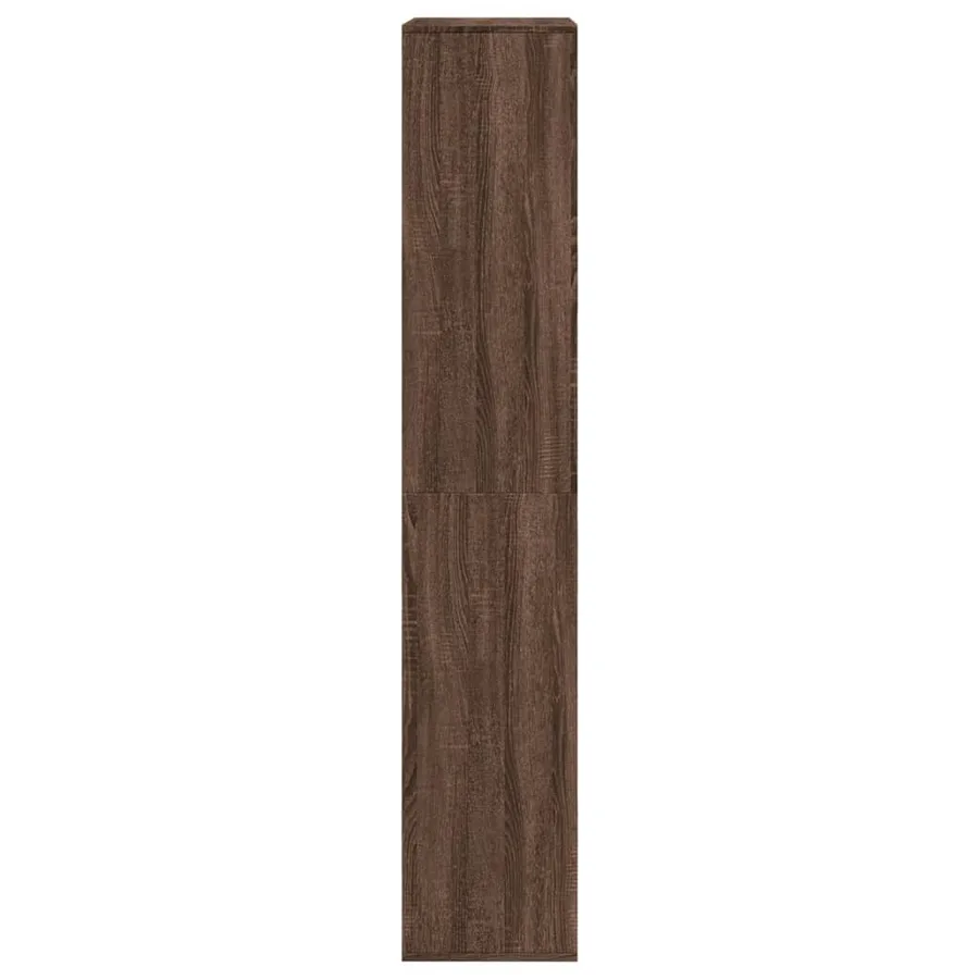 Bibliothèque chêne marron 100x33x175 cm bois d'ingénierie - 5