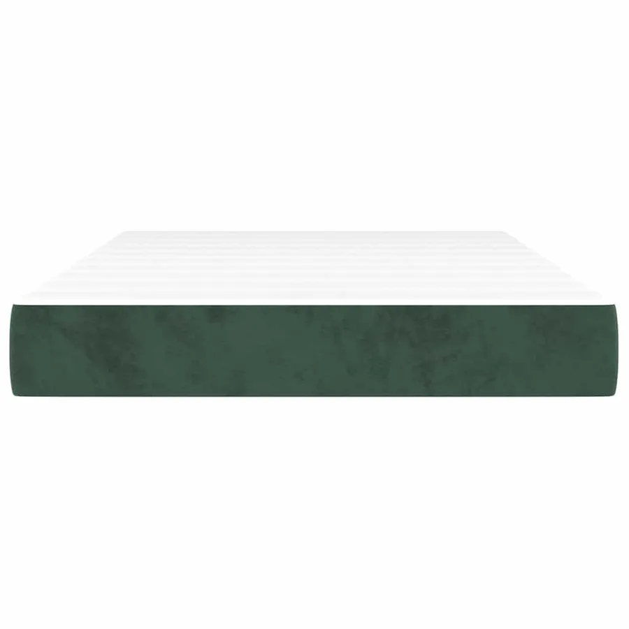 Matelas à ressorts ensachés 120 x 220 cm Vert foncé - 3