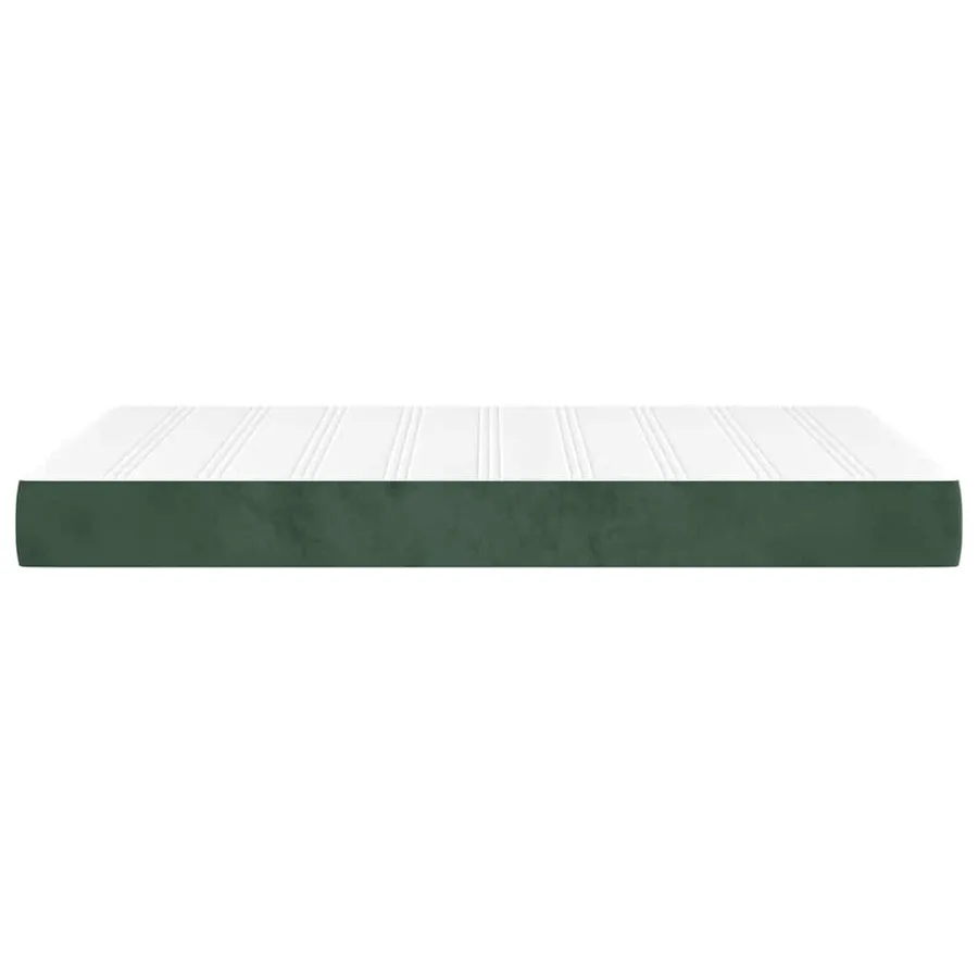 Matelas à ressorts ensachés 120 x 220 cm Vert foncé - 4