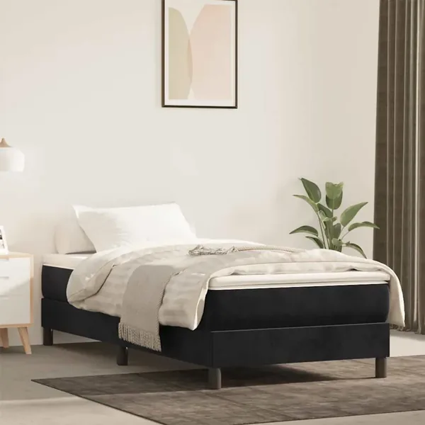 Matelas à ressorts ensachés 100 x 220 cm Noir