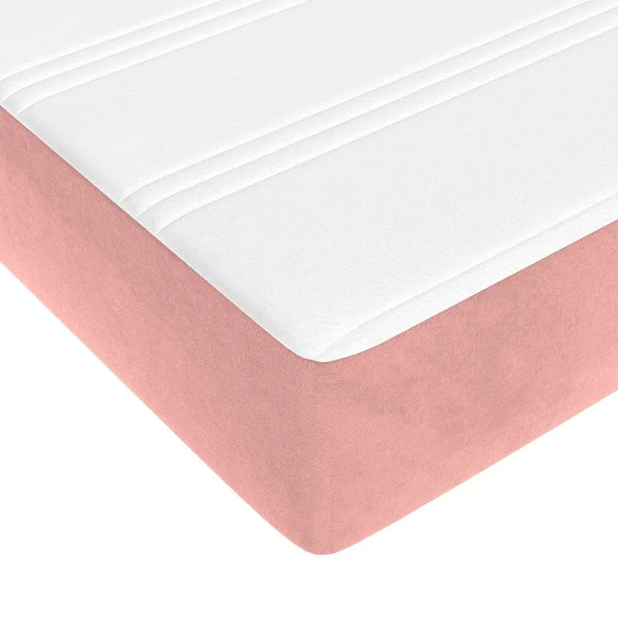 Matelas à ressorts ensachés 120 x 220 cm Rose - 5